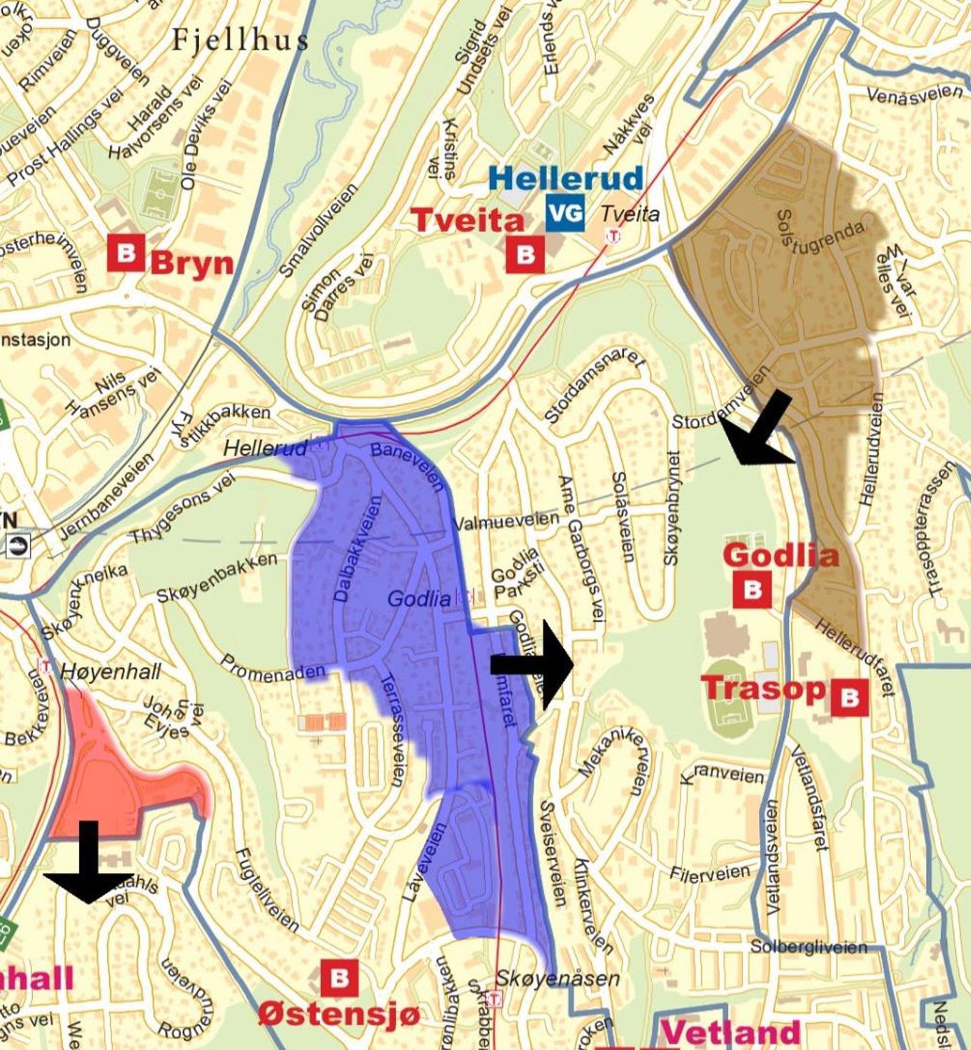 Foreslåtte inntaksområder Foreslåtte inntaksområder
