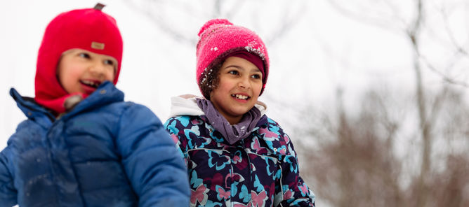 Foto: Oslo kommune/Thomas Ekström Barn ute