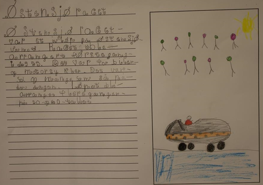 Om billøp på Østensjøvannet