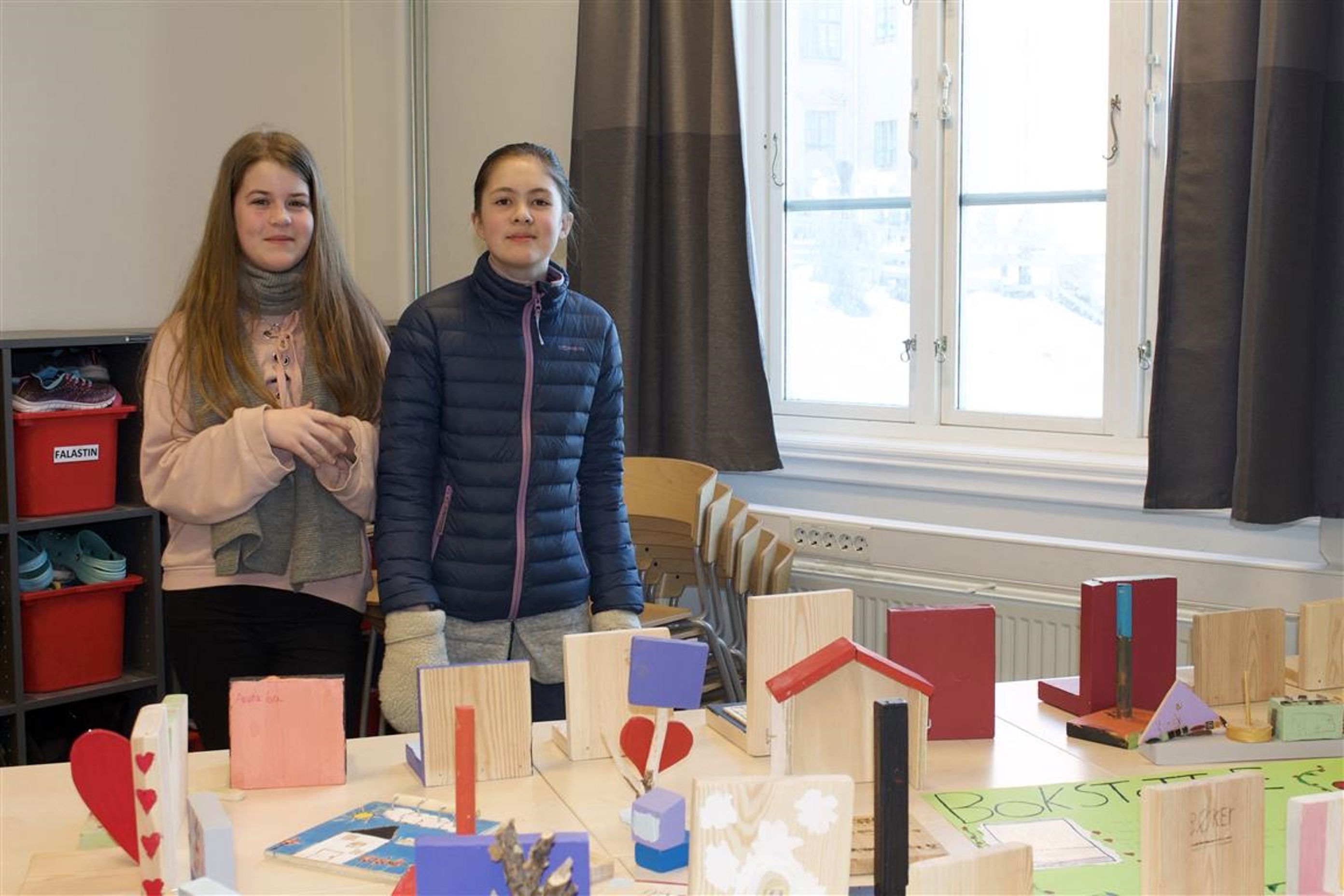 Utstilling i klasserom Utstilling i klasserom