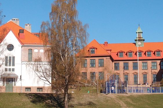 Hovedbygningene på Østensjø skole