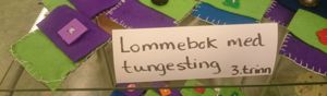 Elevarbeider: Lommebok med tungesting